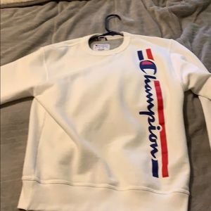 Champion sweatshirt fits large